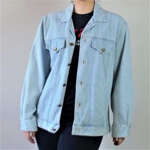 Oversized Denim Shirt Jacket
